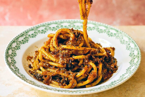 Venetian Bigoli in Salsa